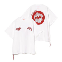 BEAMS JAPAN Crane & Turtle Print T-shirts cotwo