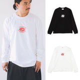BEAMS RECORDS LOGO PRINT LONG SLEEVE TEE cotwo