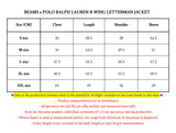 BEAMS x POLO RALPH LAUREN B WING LETTERMAN JACKET
