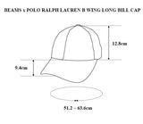 BEAMS x POLO RALPH LAUREN B WING LONG BILL CAP