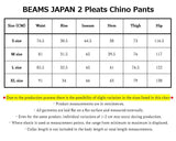 [ Restock ] BEAMS JAPAN 2 Pleats Chino Pants