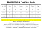 BEAMS JAPAN 2-Pleat Wide Slacks