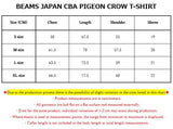 BEAMS JAPAN CBA PIGEON CROW T-SHIRT