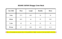 BEAMS JAPAN Shaggy Crew Neck