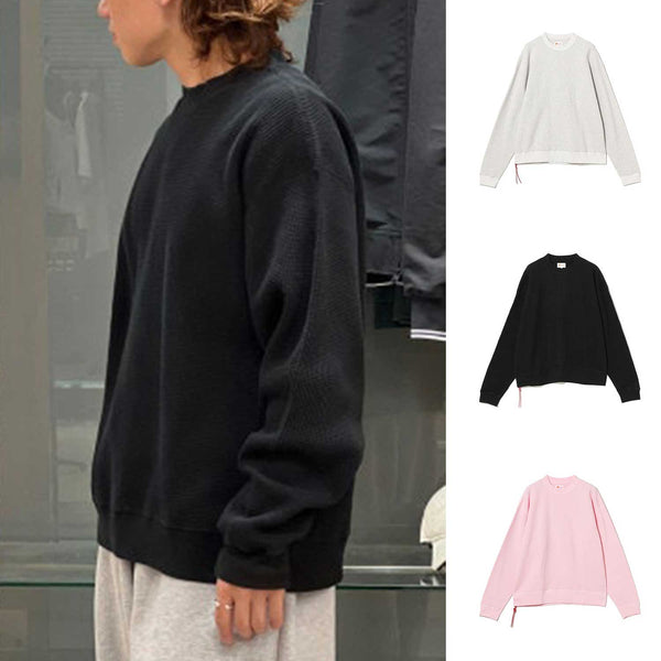 BEAMS JAPAN Thermal Crew Neck cotwo