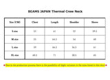 BEAMS JAPAN Thermal Crew Neck