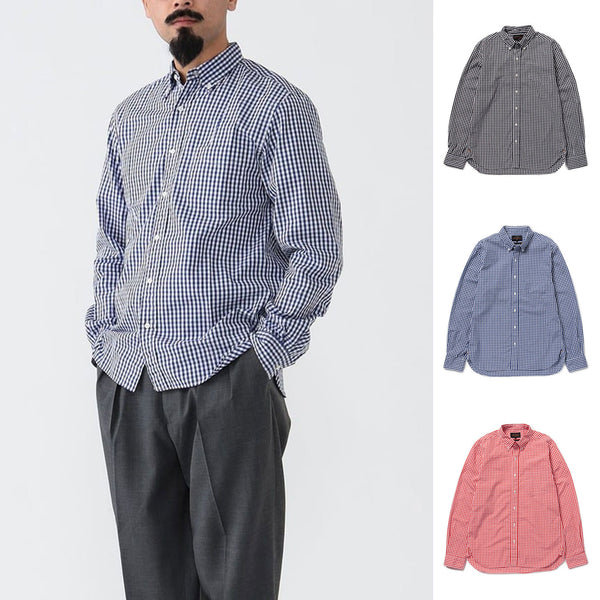 BEAMS PLUS B.D. Gingham Check 100/2 Broad cotwo