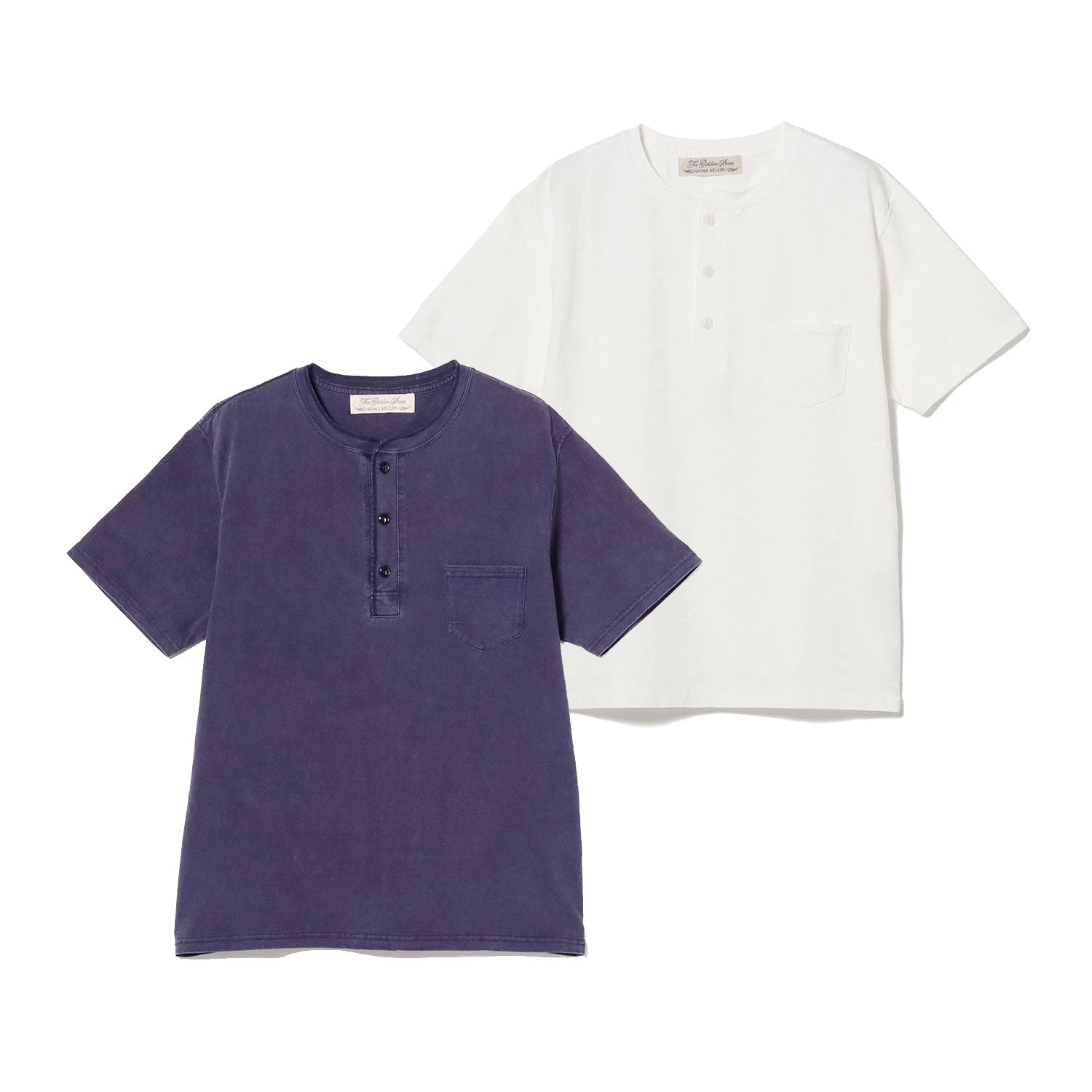 トップス UNHALFDRAWING Seed Stitch Pocket T UNHALFDRAWING Seed Stitch Pocket T