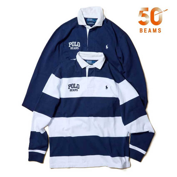 BEAMS x POLO RALPH LAUREN LS RUGBY SHIRT – cotwohk