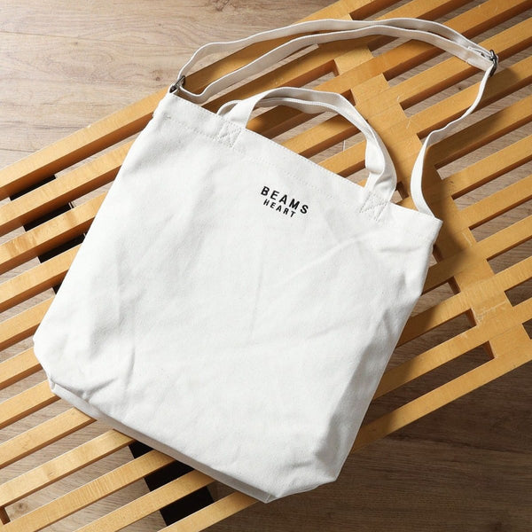 BEAMS HEART Canvas 2WAY Tote Bag