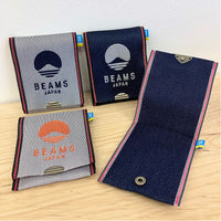 BEAMS JAPAN × Takada Orimono (高田織物) Logo Card & Coin Case