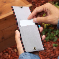 BEAMS JAPAN × Takada Orimono (高田織物) Logo Card & Coin Case