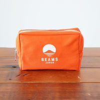 BEAMS JAPAN x evergreen works Logo Pouch - L