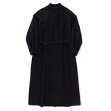 BLUE BLUE JAPAN GOLD YARN INDIGO BAND COLLAR SHIRT ONE PIECE