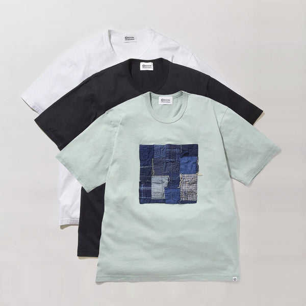 KUON 25S/S Boro Patched Tee [ 115CS10C183-51-03 ]