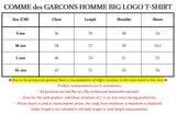COMME des GARCONS HOMME BIG LOGO T-SHIRT