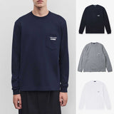 COMME des GARCONS HOMME LOGO L/S POCKET T-SHIRT cotwo