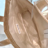 COMME des GARCONS GIRL Ruffled PVC Tote Bag