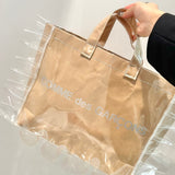 COMME des GARCONS GIRL Ruffled PVC Tote Bag