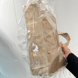 COMME des GARCONS GIRL Ruffled PVC Tote Bag