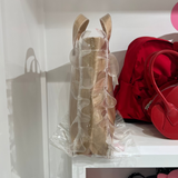 COMME des GARCONS GIRL Ruffled PVC Tote Bag