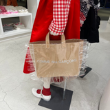 COMME des GARCONS GIRL Ruffled PVC Tote Bag