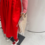 COMME des GARCONS GIRL Ruffled PVC Tote Bag