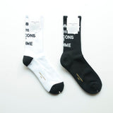 COMME des GARCONS HOMME Cotton Pile Logo Socks HM K501 051 cotwohk