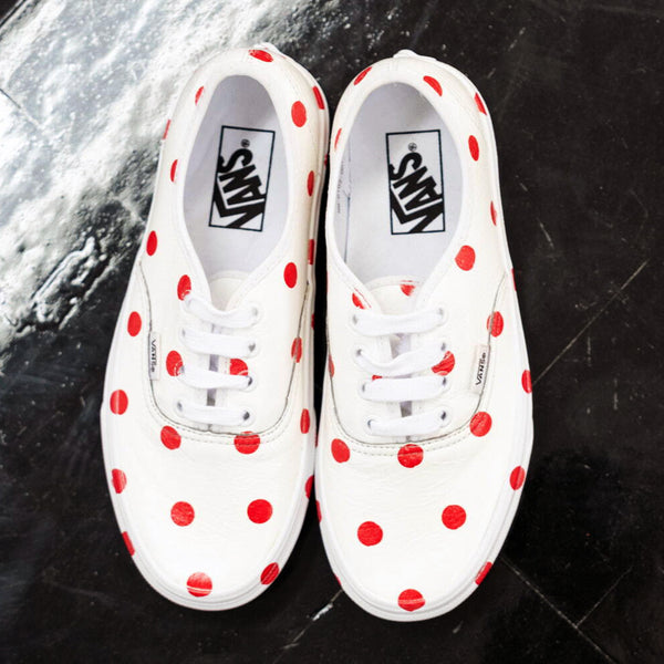 COMME des GARCONS GIRL x VANS Red Dot Print Sneakers