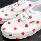 COMME des GARCONS GIRL x VANS Red Dot Print Sneakers