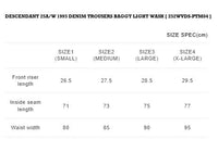 DESCENDANT 25A/W 1995 DENIM TROUSERS BAGGY LIGHT WASH [ 252WVDS-PTM04 ]