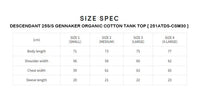 DESCENDANT 25S/S GENNAKER ORGANIC COTTON TANK TOP [ 251ATDS-CSM30 ]