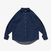 DESCENDANT 25A/W ALLEN DENIM LS SHIRT [ 252WVDS-SHM01 ] 