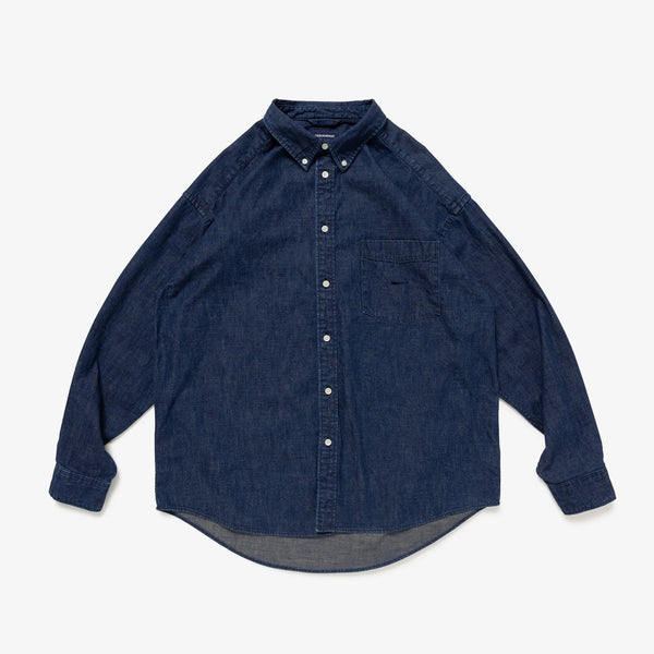 DESCENDANT 25A/W ALLEN DENIM LS SHIRT [ 252WVDS-SHM01 ] 