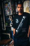 mastermind JAPAN x BONERA DIAG SHORT SLEEVE T-SHIRT [ MJ26C17-TS324 ]