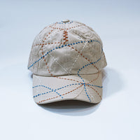 KUON 25S/S Sashiko All Over Cap [ 114CP030000-02-09 ]