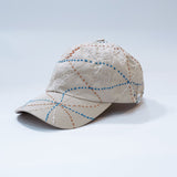 KUON 25S/S Sashiko All Over Cap [ 114CP030000-02-09 ]