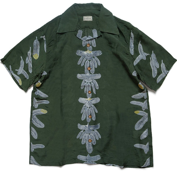 KAPITAL Silk Rayon Eagle Jewel PT Aloha Shirt [ EK-1046 ] cotwo