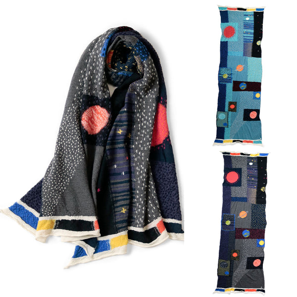 KAPITAL Felted Wool Space Gabbeh Muffler [ EK-1544XM ]cotwo