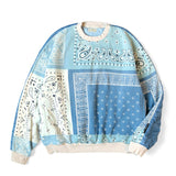 KAPITAL Fleece Bandana Pattern Bibark BIG Sweatshirt [ EK-1005 ]