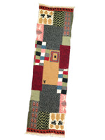 KAPITAL Frayed Wool Village Gabbeh Scarf [ EK-1465XMA ]