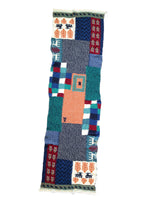 KAPITAL Frayed Wool Village Gabbeh Scarf [ EK-1465XMA ]