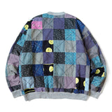 KAPITAL TOP Lined & RAINBOWY Quilted 2TONE BIG Sweatshirt [ K2109LC051EK-1396 ]