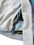 KAPITAL TOP Lined & RAINBOWY Quilted 2TONE BIG Sweatshirt [ K2109LC051EK-1396 ]