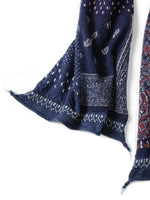 KAPITAL Shrinkable Wool Bandana Patchwork HAPPY Scarf [ EK-1687XM ]