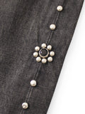 KAPITAL 14oz Black Denim 5-Pocket Monkey CISCO (Stud Remake) [ EK-1888LP ]