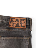KAPITAL 14oz Black Denim 5-Pocket Monkey CISCO (Stud Remake) [ EK-1888LP ]