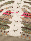 KAPITAL 7G Wool Fair Isle Crew Knit Sweater [ EK-1959KN ]