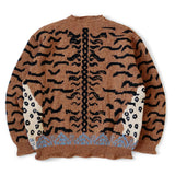 KAPITAL 7G Wool Nepal Tiger Crew Neck Sweater [ EK-768 ]