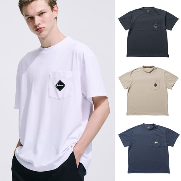 F.C.Real Bristol 24S/S EMBLEM POCKET TEE [ FCRB-240058 ] cotwo